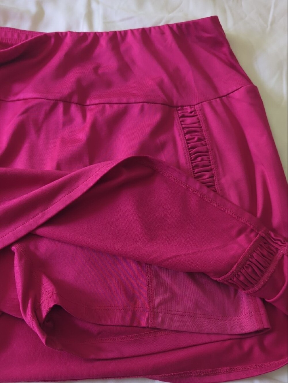 Tail Bright Pink Women's Skort Set with Gray Trim - Picture 3 of 6